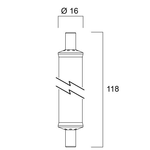 Sylvania ToLEDo Retro R7s 118MM 7.7W 850LM 827 LED