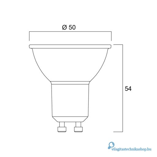 Philips CorePro LEDspot ND 3,5-35W GU10 827 36D 35W helyett spot lámpa