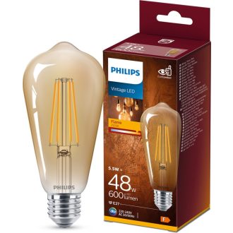 Philips LED Classic 48W ST64 E27 825 GOLD ND izzó