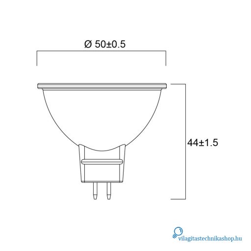 Philips CorePro LEDspot ND 4.4-35W MR16 827 36D 35W helyett spot lámpa
