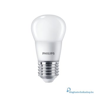   Philips CorePro lustre ND 2.8-25W E27 827 P45 FR meleg fehér 25W helyett kisgömb