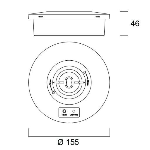 Sylvana LSF RDDL IP65 RA C EM3 NM ST vészvilágítás