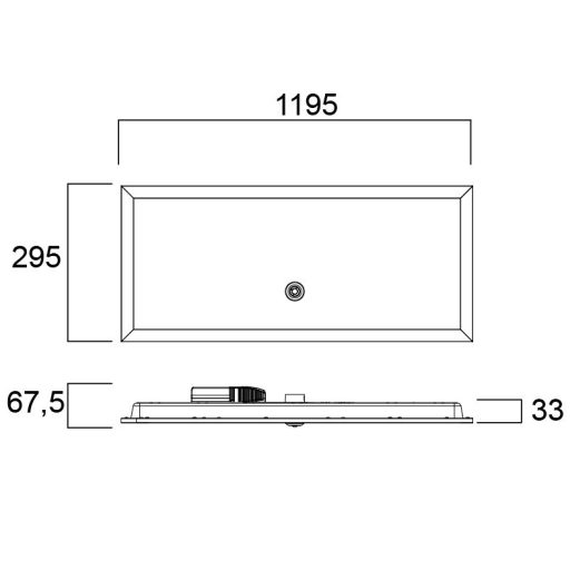 Sylvania START UGR19 1200x300 3800Lm 840 SSA03 LED panel