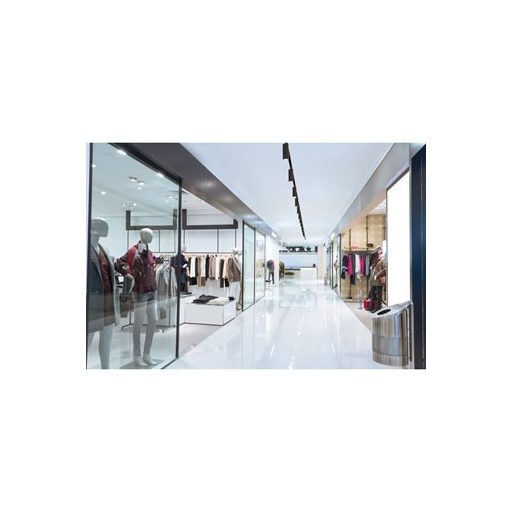 Sylvania ONETRACK egyenes csatlakozó, fekete (9003/B)