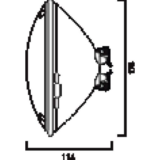 Sylvania PAR56 12V 100W medenceizzó  halogén